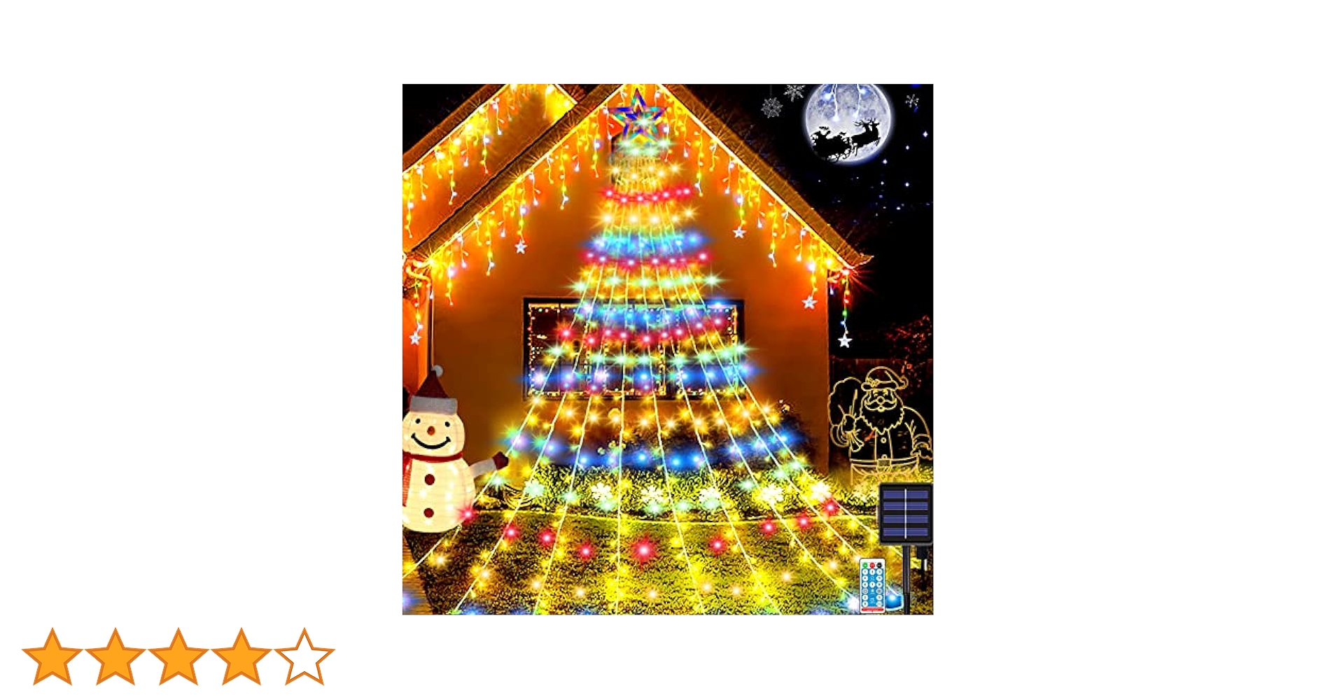クリスマスツリーLEDライト Amazon.co.jp: クリスマス ツリー ライト led スター ドレープ